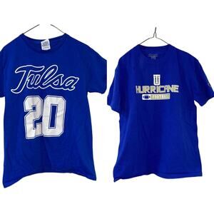 Tulsa University TU Bundle of Two Tee Shirts YM & YL